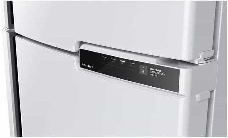 Painel de controle da Geladeira Brastemp Frost Free Duplex com tecnologia frost free.