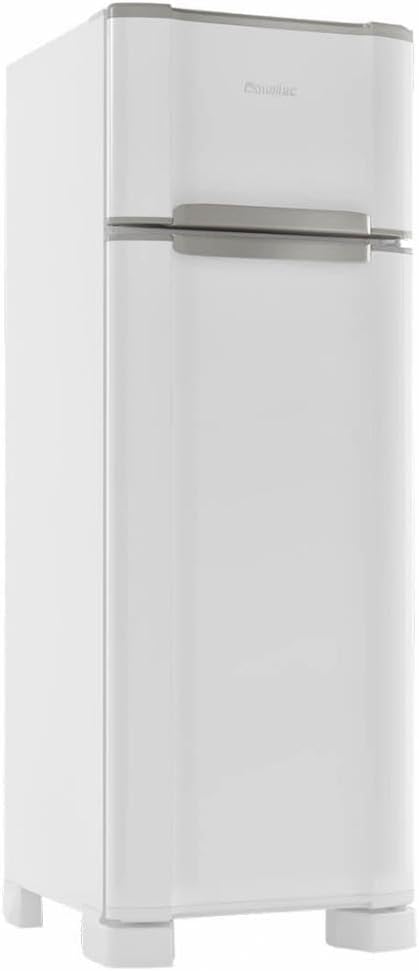 Refrigerador branco Esmaltec 276L 2 portas classe A 110V vista frontal
