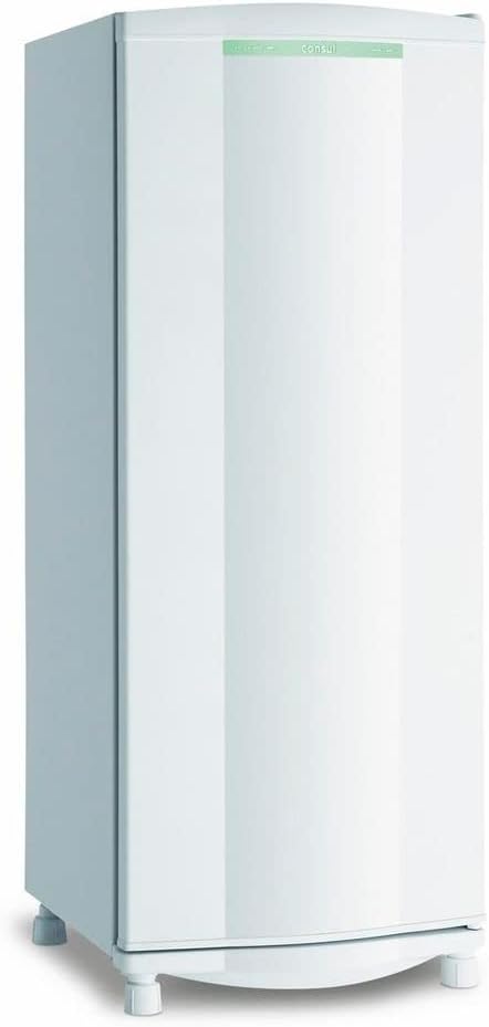 Refrigerador branco 1 porta 261L Consul em fundo branco