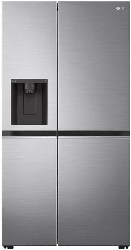 Geladeira Smart LG Side by Side UVnano 611 litros inox dispenser de água