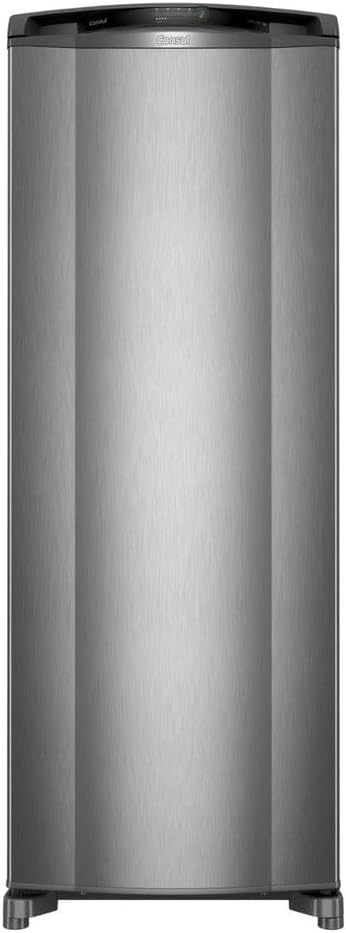 Geladeira Consul Frost Free 342 litros inox vista frontal