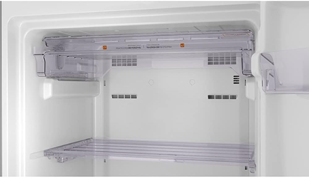 Interior congelador refrigerador Continental 472L prateleiras transparentes