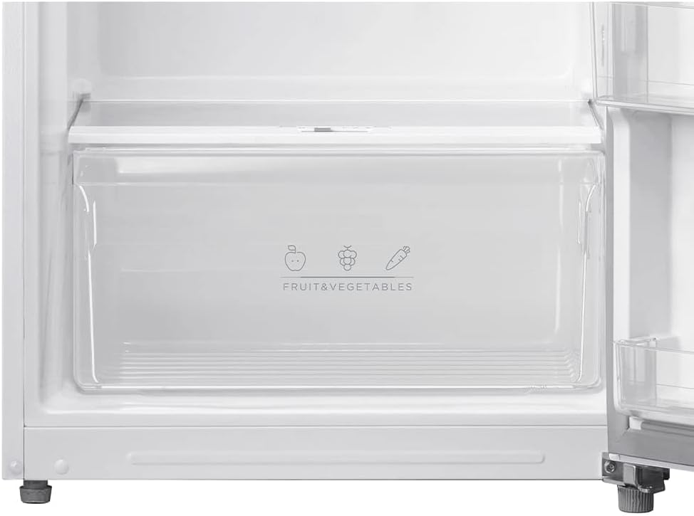Gaveta transparente para frutas e vegetais na geladeira Frost Free Duplex Midea