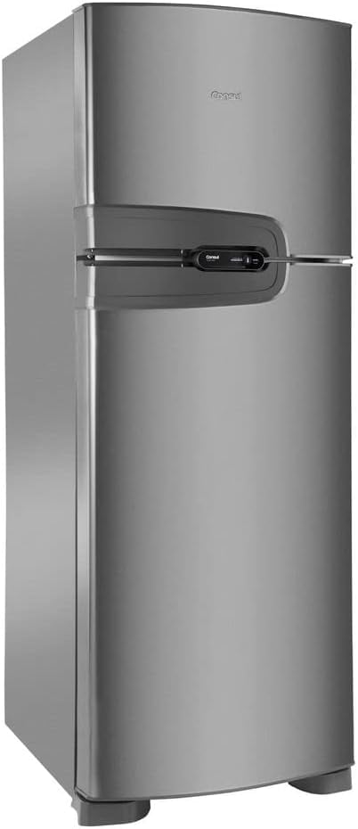 Refrigerador 386L 2 portas Frost Free Consul Platinum visão lateral