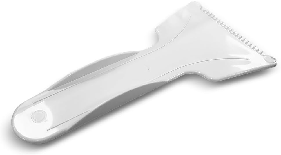 Raspador de gelo branco de plástico para freezer