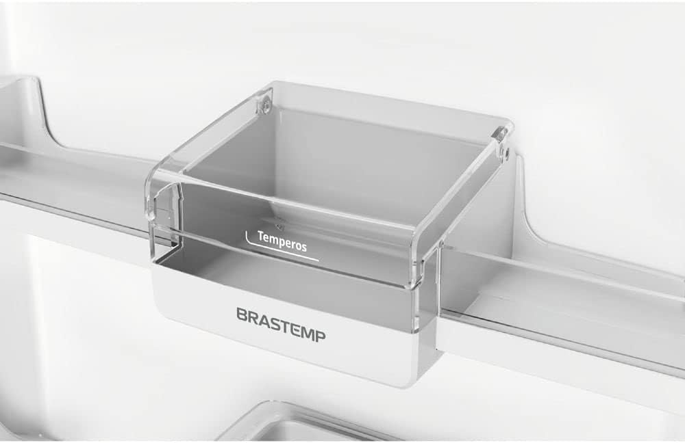Pote organizador de temperos interno da geladeira Brastemp Frost Free