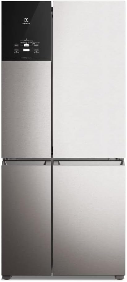 Geladeira Electrolux Frost Free Inverter 581L 4 portas inox look com painel digital