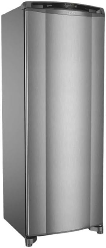Geladeira Consul Frost Free 342 litros inox vista lateral direita