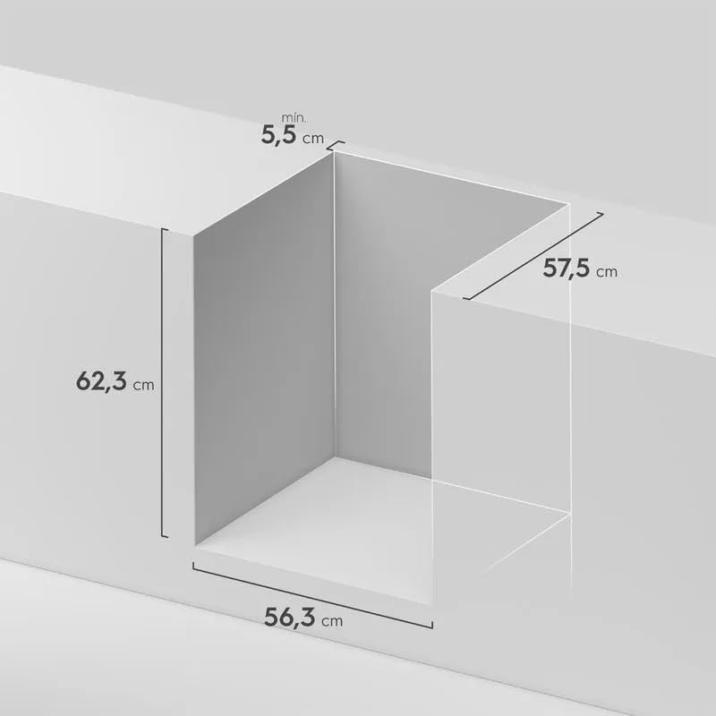 Dimensões do nicho recomendadas para instalação do fogão Electrolux 4 bocas de embutir.