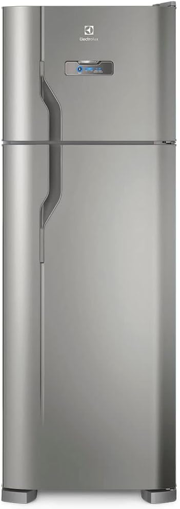 Geladeira Frost Free Electrolux inox 310L TF39S 220V vista frontal