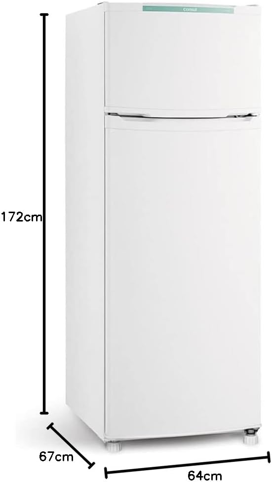 Refrigerador Consul duplex branco CRD37EBBNA com dimensões 172x64x67 cm