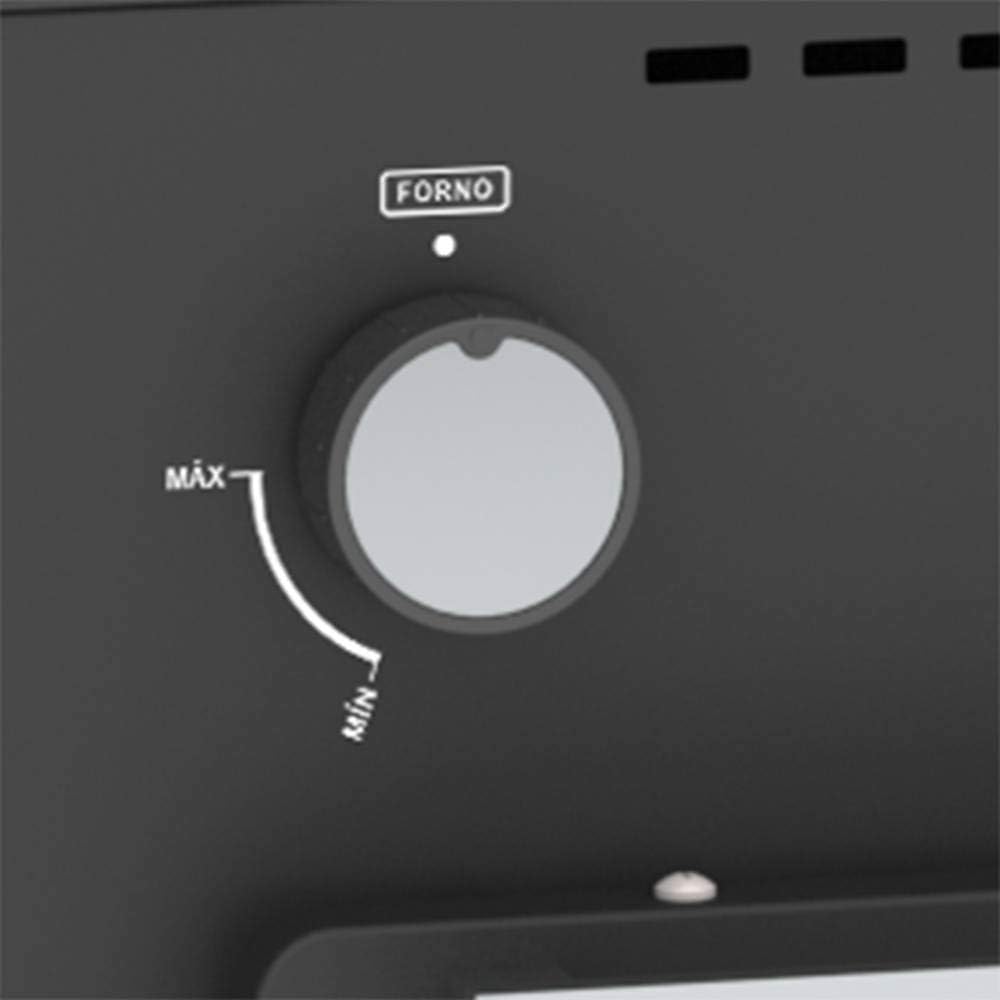 Botão de controle de temperatura do forno do fogão a gás preto Mini Cook 2Q
