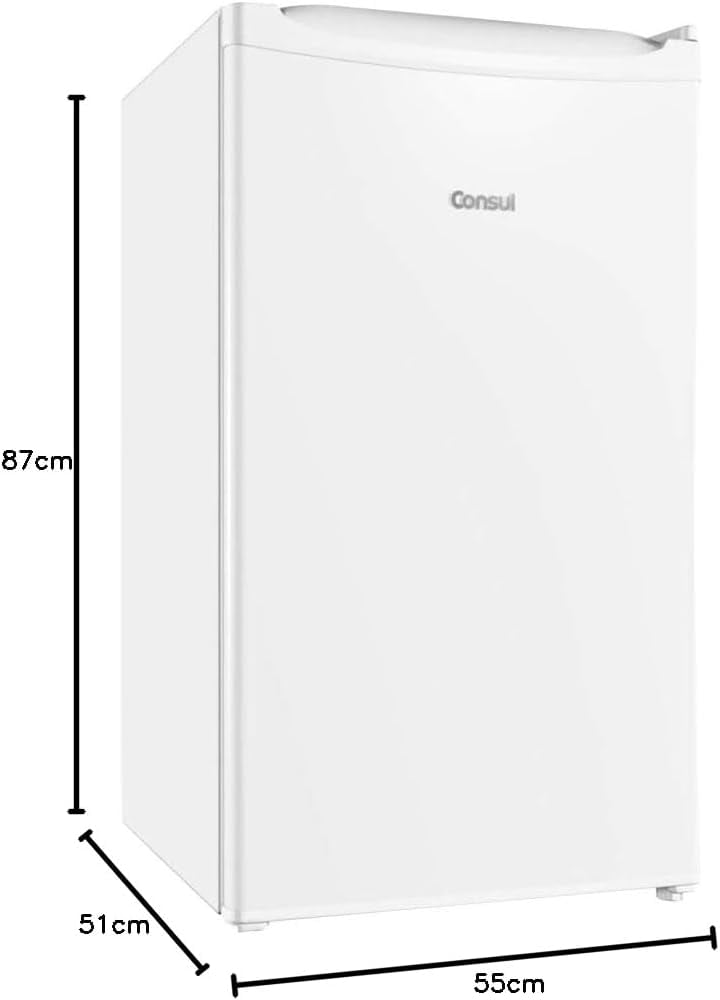 Frigobar Consul branco 117 litros com medidas 87x55x51 cm