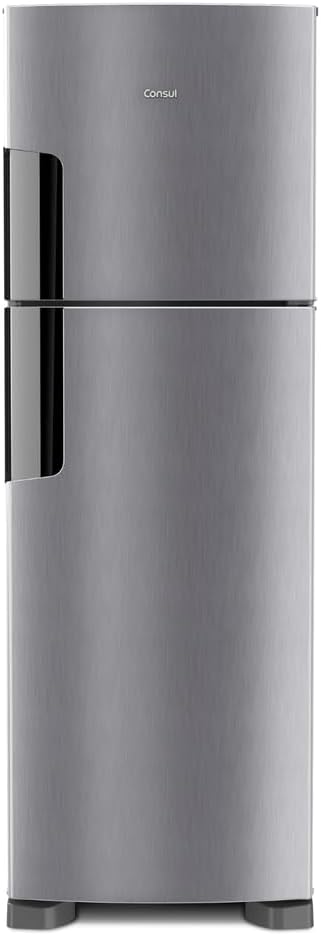 Geladeira Consul Frost Free Duplex 386 litros inox frontal