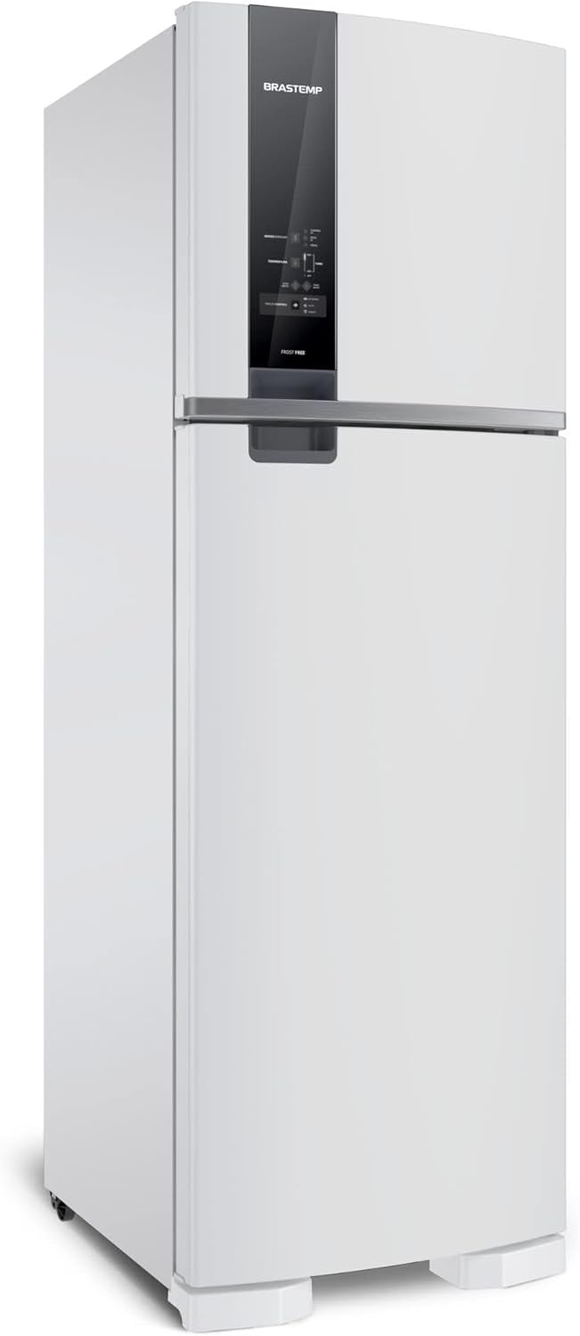 Geladeira Brastemp frost free duplex 400 litros branca com painel digital