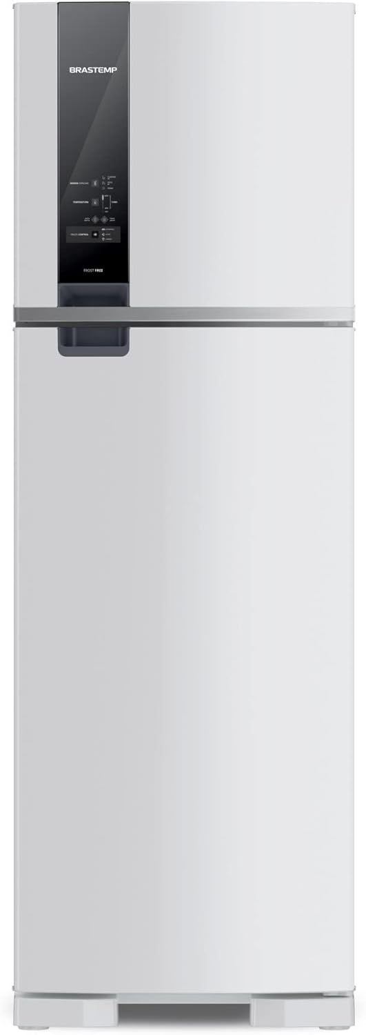 Geladeira Brastemp frost free duplex 400 litros branca vista frontal
