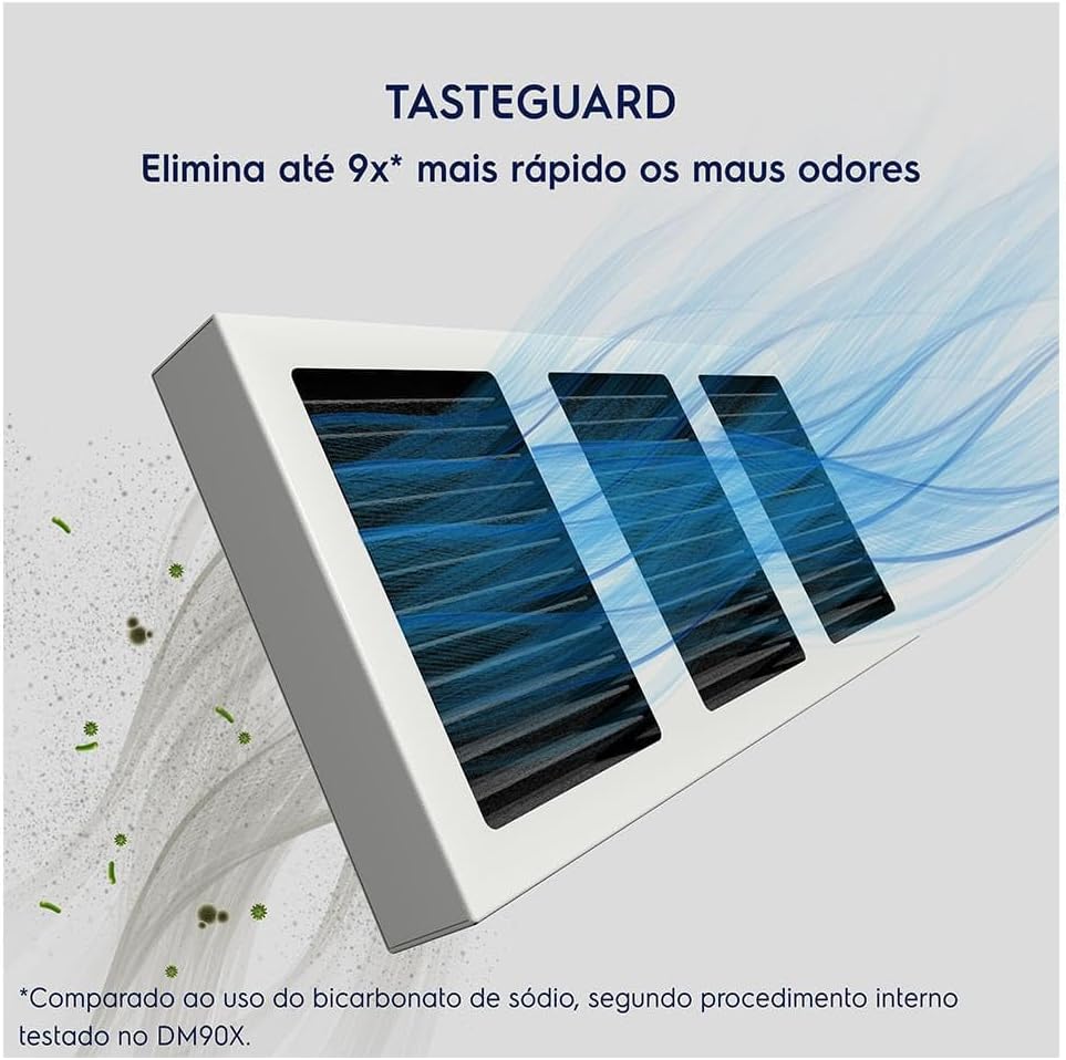 Tecnologia Tasteguard da Geladeira Electrolux eliminando maus odores rapidamente