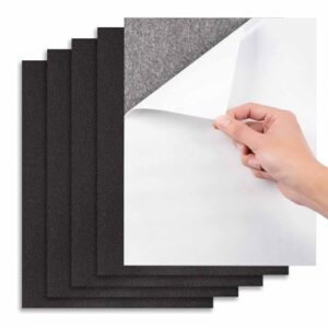 40 Folhas Manta Magnética Adesivada 10x15cm 0,3mm – Imã Flexível para Artesanato, Lembrancinhas e DIY