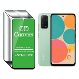 8 Películas de Cerâmica 9D todos modelos Redmi: 13 13s 12 12s 11 11s 10 10s 9 8 Pro 5G Note (NOTE 13C)