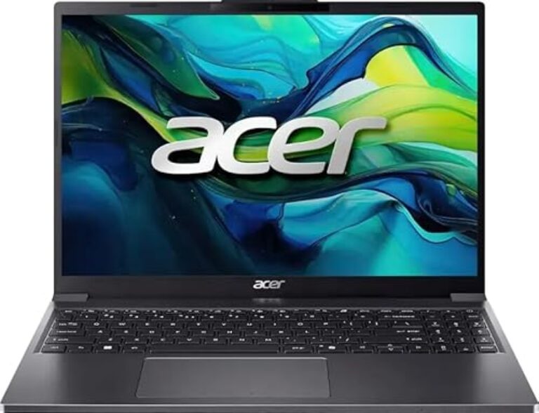 acer Notebook Aspire Go 15, tela IPS WUXGA de 15,3 polegadas (1920 x 1200), Intel i5-1334U, 8 GB DDR5 RAM, SSD PCIe de 256 GB, Windows 11 Home, Wi-Fi, Bluetooth, cinza aço, AG15-51P-510U