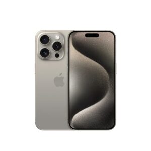 Apple iPhone 15 Pro (128 GB) — Titânio natural (Recondicionado)