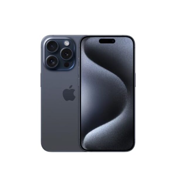 Apple iPhone 15 Pro (256 GB) — Azul titânio (Recondicionado)