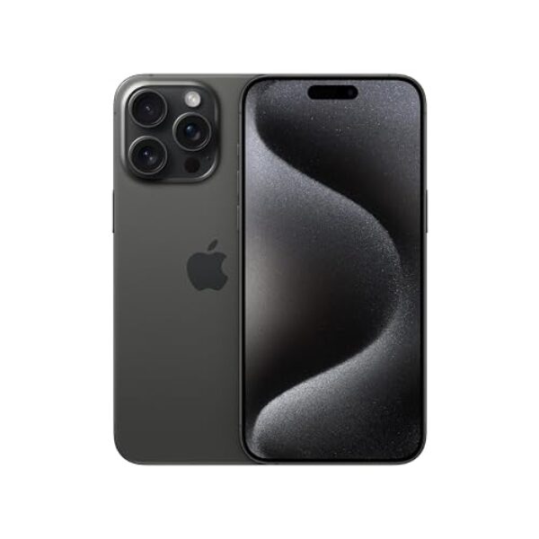 Apple iPhone 15 Pro Max (256 GB) — Titânio preto (Recondicionado)