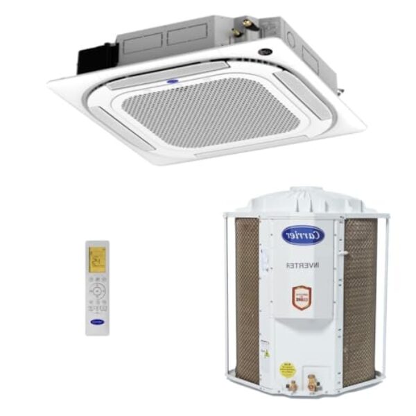 Ar-Condicionado Split Cassete Inverter 4 Vias Carrier Connect 28.000 BTUs R-32 Só Frio 220V Monofásico