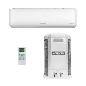 Ar Condicionado Split Agratto Hi Wall Liv Top Inverter 18.000 Btu/h Quente e Frio Monofásico Branco Lcst18qf-02i - 220v