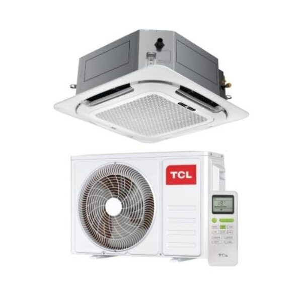 Ar Condicionado Split Cassete 4 Vias Inverter TCL 24000 BTUs Quente Frio TAC-24CHSG/CT-INV - 220V