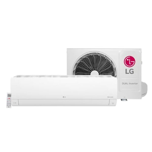 Ar Condicionado Split Inverter 12.000 Btus LG Dual Compact +IA Frio S3-Q12JAQAL - 220 Volts