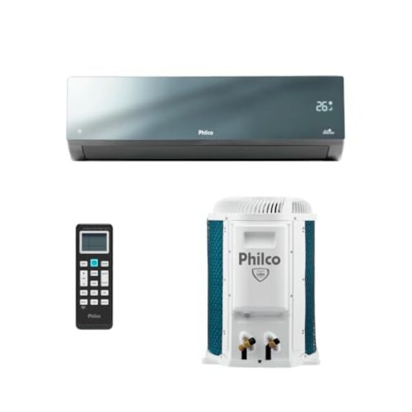 Ar Condicionado Split Inverter Philco Espelhado 12000 Btus Quente e Frio Pac12000iqfm15e 220v
