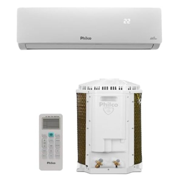 Ar Condicionado Split Philco Hi Wall Inverter 9.000 BTU/h Quente e Frio Monofásico Branco PAC9QC 220V