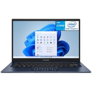 ASUS Laptop fino Vivobook 14 X1404ZA com tela FHD de 14 polegadas, processador Core i5-1334U, 12 GB de RAM, SSD de 256 GB, gráficos Intel Iris Xe, Windows 11 Home, azul