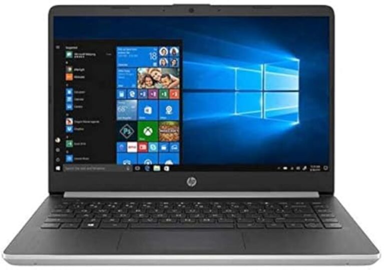 Computador de laptop HP Pavilion 14" FHD, processador Intel Pentium N5000, 4 GB DDR4 RAM, 64 GB eMMC SSD, Webcam HD, áudio HD, HDMI, Intel UHD Graphics, Windows 10 S, prata
