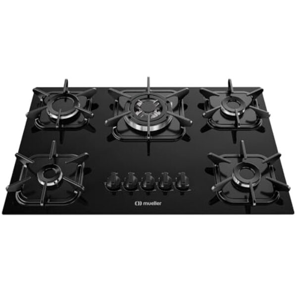 Cooktop 5 bocas com Queimador Tripla chama e Acendimento Super Automático - Mueller Unica