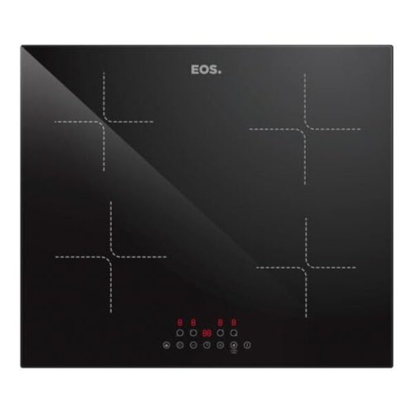 Cooktop de Indução 4 Bocas Eos 7200w Preto Eci04ep2 220v