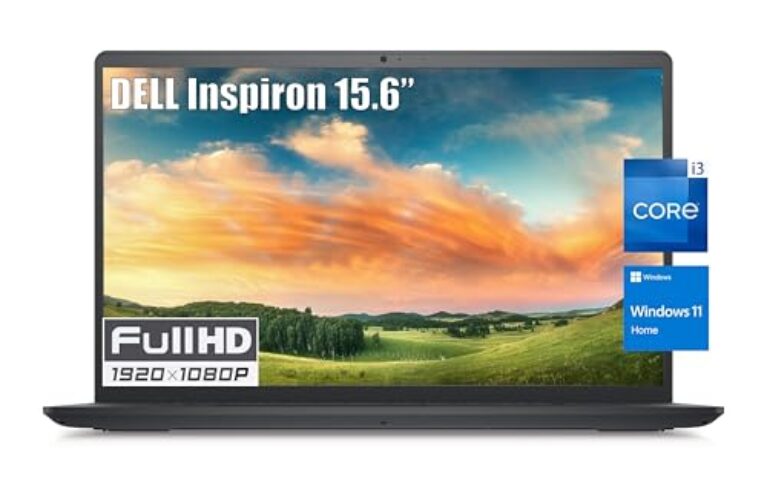Dell Notebook empresarial Inspiron 15 3520, tela antirreflexo FHD de 15,6 polegadas, Intel Core i3-1215U de 12ª geração (6 núcleos, até 4,40 GHz), Windows 11 Home, 8 GB DDR4 RAM, SSD PCIe de 256 GB