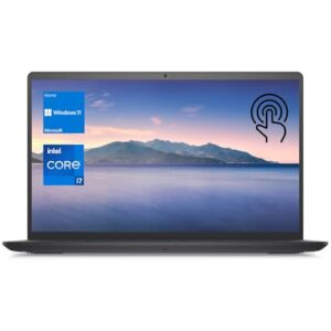 DELL Notebook Inspiron 3520 com tela sensível ao toque i7 de 15,6 polegadas, tela sensível ao toque FHD de 15,6 polegadas, Intel Core i7-1255U, 16 GB de RAM, SSD de 1 TB, teclado numérico, webcam,