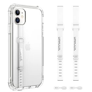 Dracool 2 peças de silicone alça de telefone celular alça elástica esticável suporte de dedo de mão seguro fino universal para Galaxy e iPhone capa maioria das capas de telefone inteligente -