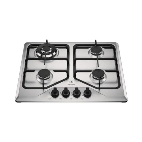 Electrolux Cooktop 4 Bocas a Gás Electrolux Inox Experience Multi Chama e Grade Ferro Fundido (KE4XC) Bivolt