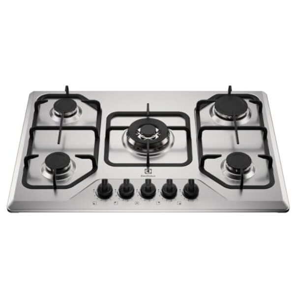 Electrolux Cooktop 5 Bocas a Gás Electrolux Inox Experience Multi Chama e Grade Ferro Fundido (KE5XC) Bivolt