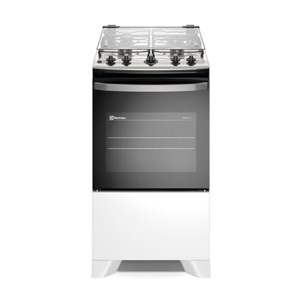 Electrolux Fogão 4 bocas Electrolux Efficient Branco Mesa Inox, PerfectCook e VaporBake® (FE4IW) Bivolt