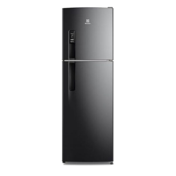 Electrolux Geladeira Electrolux Frost Free 400L AutoSense Duplex Black Inox Look (TF44B) 220V