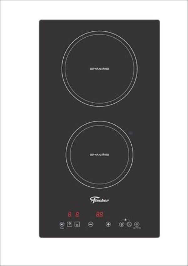 FISCHER COOKTOP DE INDUÇÃO 2 BOCAS MESA VITROCERÂMICA TOUCH 220V 33580-91180