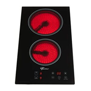FISCHER COOKTOP ELÉTRICO TOUCH 2 BOCAS MESA VITROCERÂMICA PRETO 220V - 30004-73474