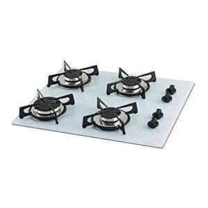 FISCHER COOKTOP À GÁS 4 BOCAS MESA VIDRO BRANCA BIVOLT 1519-5902