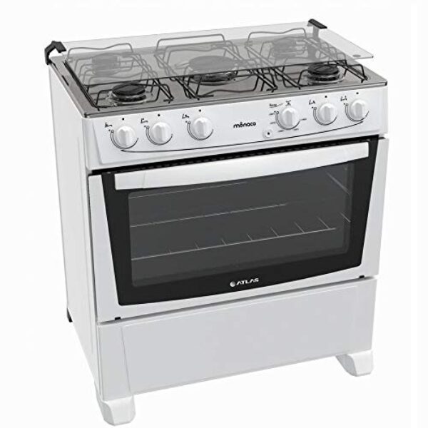 Fogao 5B ATLAS Monaco C/ACEND Autolimpante - 1521002