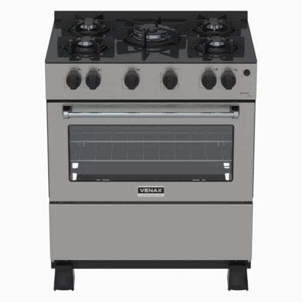Fogao 5 Bocas Venax Gaudi Line Inox Gas GLP