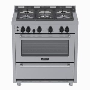 Fogao 5 Bocas Venax Temis Inox Gas GLP 220 V